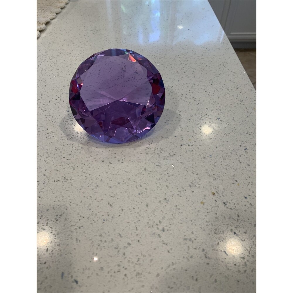 Decorative Diamond crystal purple, Big Enchanting And Beautiful